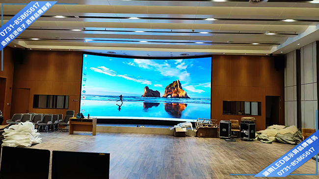 岳陽某博物館會議大廳軟模組LED顯示屏.jpg